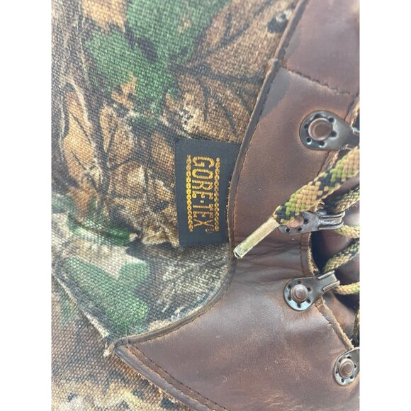 Red Wing Gore Tex Camouflage Leather Boots Size 13 - Picture 4 of 10